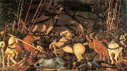 UCCELLO, Paolo Bernardino della Ciarda Thrown Off His Horse wt oil